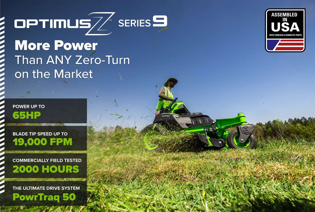 OPTIMUS Zero Turn Stand-On 24 kWh, Side-discharge | OS948