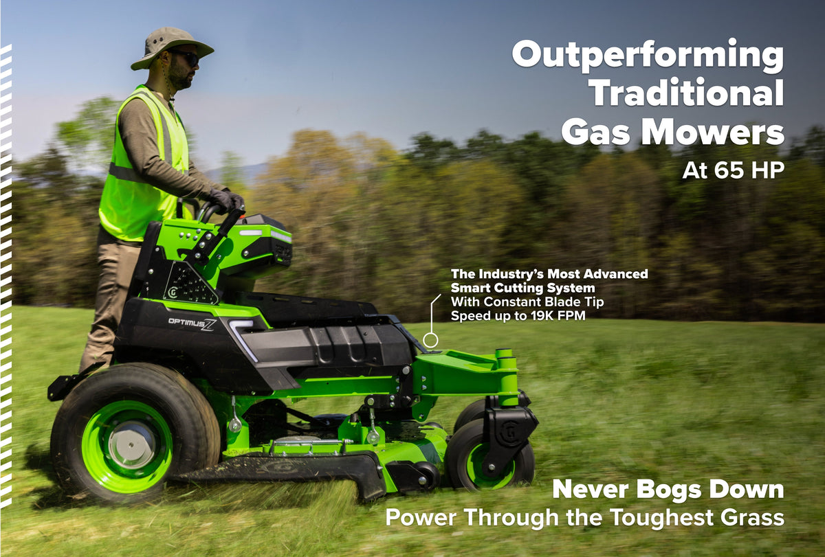 OPTIMUS Zero Turn Stand-On 24 kWh, Side-discharge | OS948