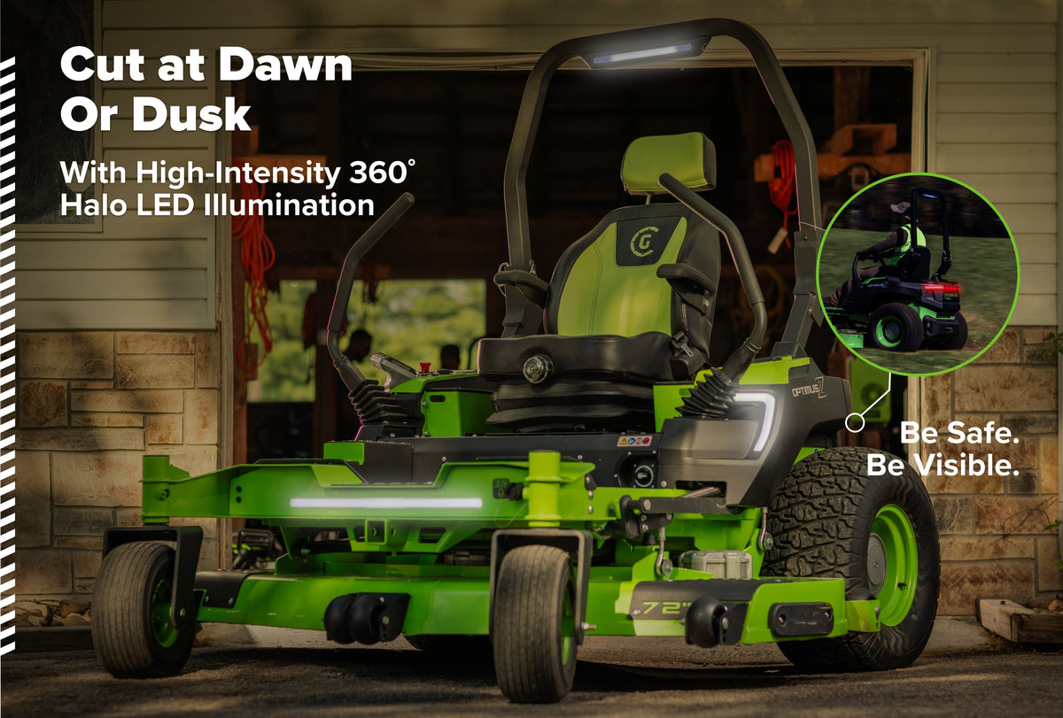 OPTIMUS Zero Turn Ride-On 36 kWh, Rear-discharge | OZ972R