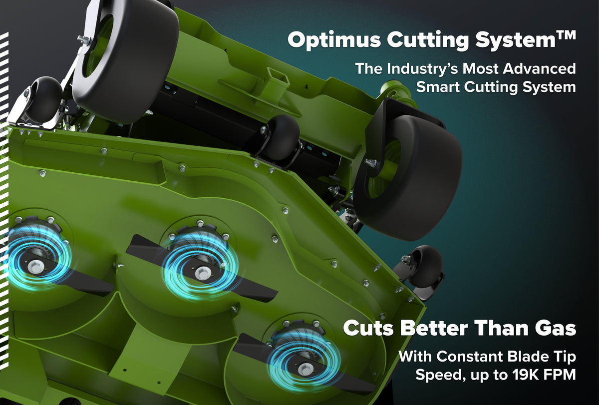 OPTIMUS Zero Turn Ride-On 36 kWh, Rear-discharge | OZ972R