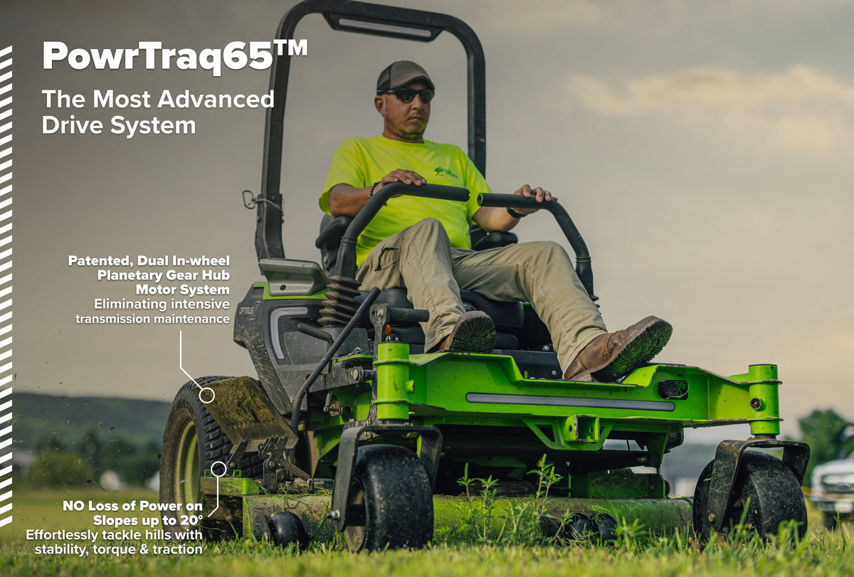 OPTIMUS Zero Turn Ride-On 36 kWh, Rear-discharge | OZ972R
