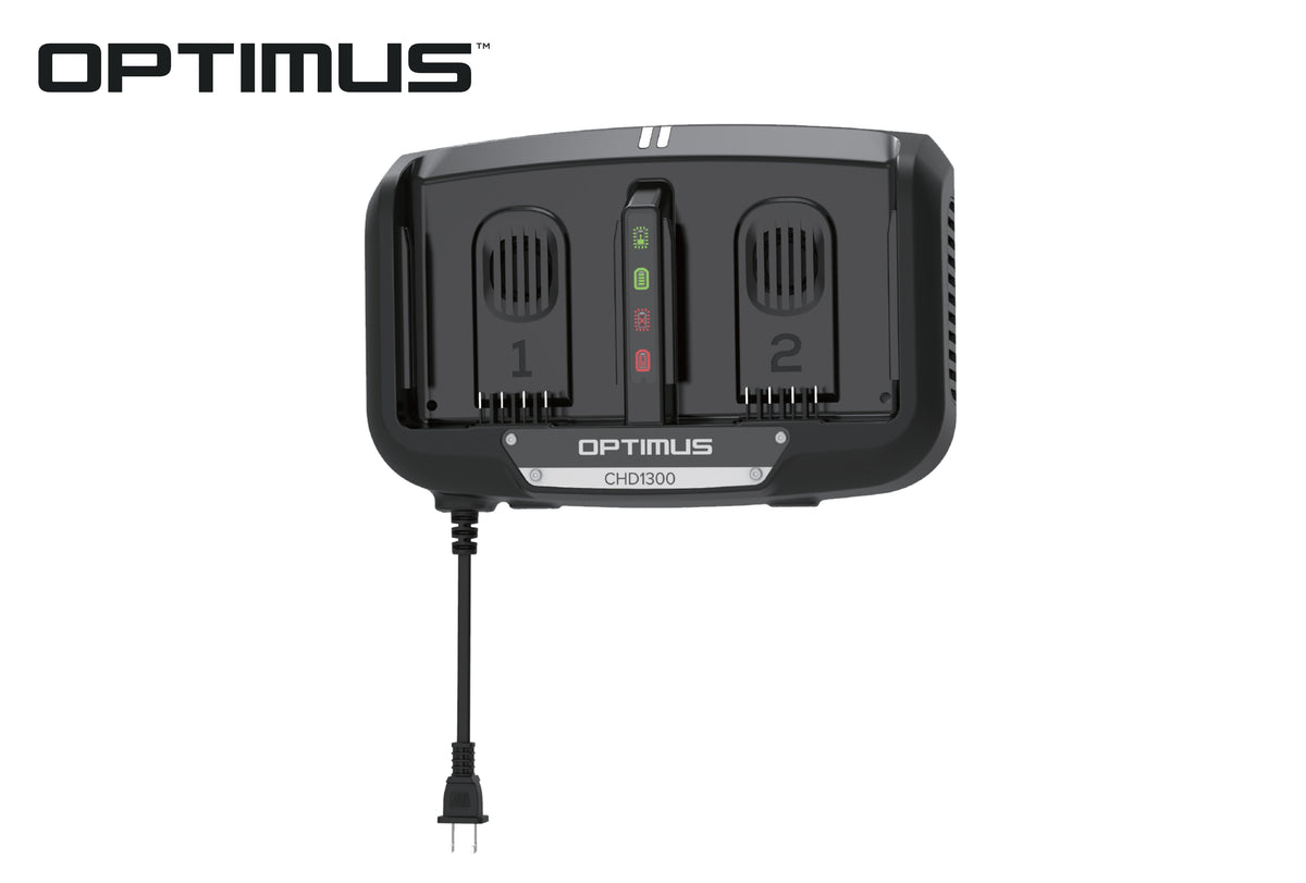 Optimus Fast Charger Dual Slot 16A | CHD1300