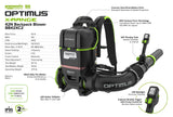 OPTIMUS Backpack Blower 42 N | BB42X