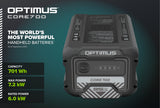 OPTIMUS Battery Core 9,5 Ah 700 Wh | CORE700