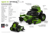 OPTIMUS Zero Turn Stand-On 24 kWh, Side-discharge | OS948