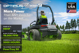 OPTIMUS Zero Turn Ride-On 24 kWh, Rear-discharge | OZ960R / OZ952R / OZ948R