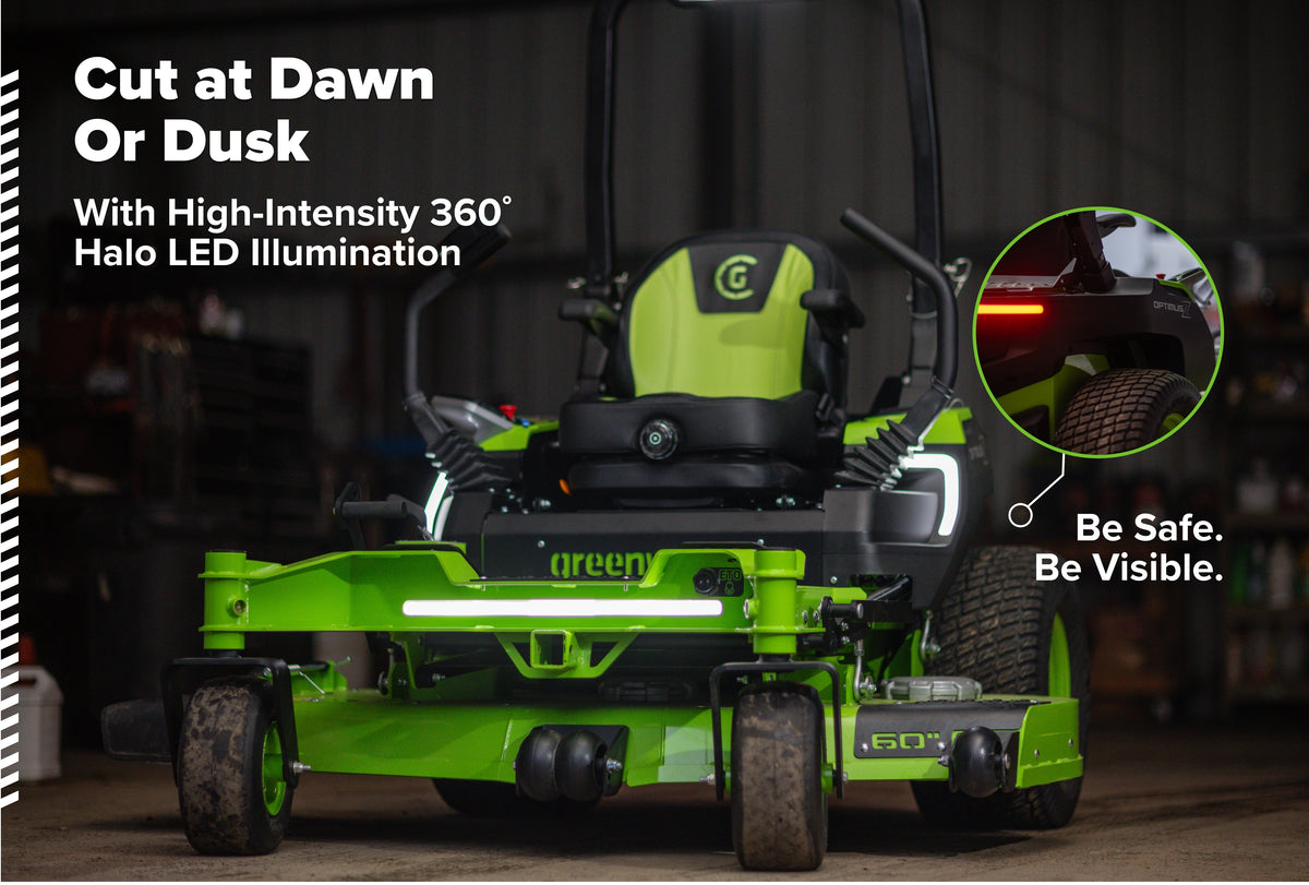 OPTIMUS Zero Turn Ride-On 24 kWh, Rear-discharge | OZ960R / OZ952R / OZ948R