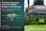 OPTIMUS Zero Turn Ride-On 24 kWh, Rear-discharge | OZ960R / OZ952R / OZ948R