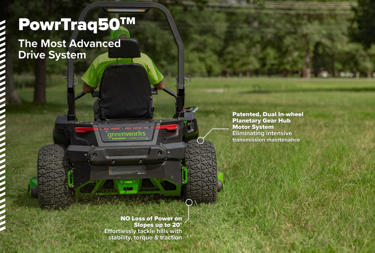 OPTIMUS Zero Turn Ride-On 24 kWh, Rear-discharge | OZ960R / OZ952R / OZ948R