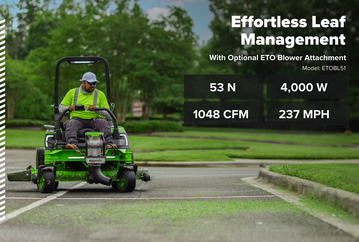OPTIMUS Zero Turn Ride-On 36 kWh, Rear-discharge | OZ972R