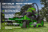 OPTIMUS Zero Turn Ride-On 36 kWh, Rear-discharge | OZ972R