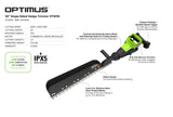 OPTIMUS Hedge Trimmer 76 cm, Single-sided | HT301S
