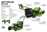 OPTIMUS Lawn Mower 76 cm | ATM30C